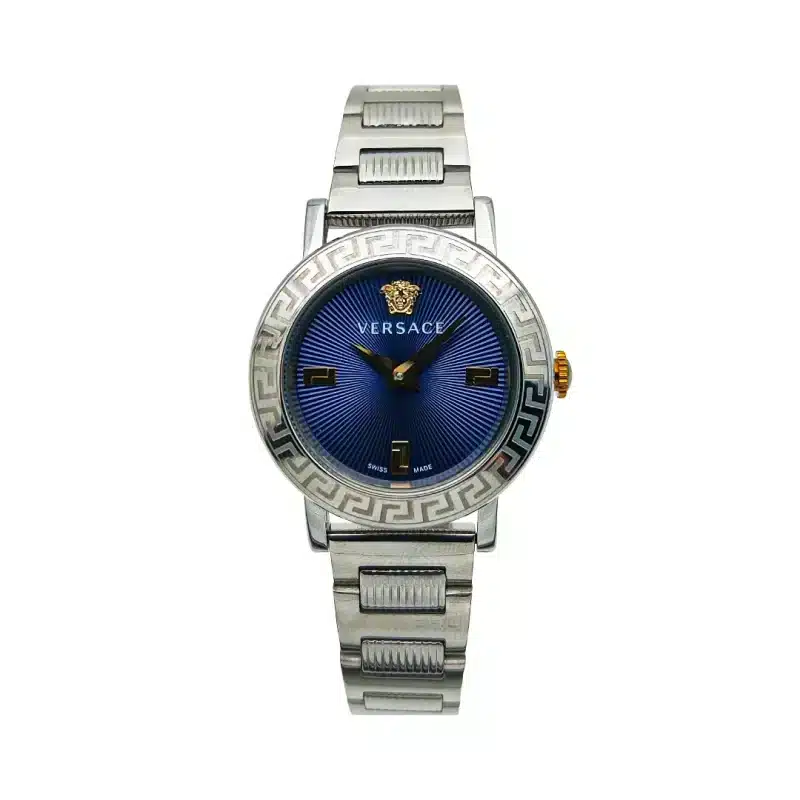 ساعت ورساچه زنانه کوارتز استیل صفحه ابی 020850 VERSACE