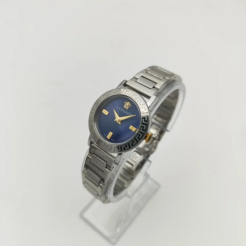 ساعت ورساچه زنانه کوارتز استیل صفحه ابی 020850 VERSACE