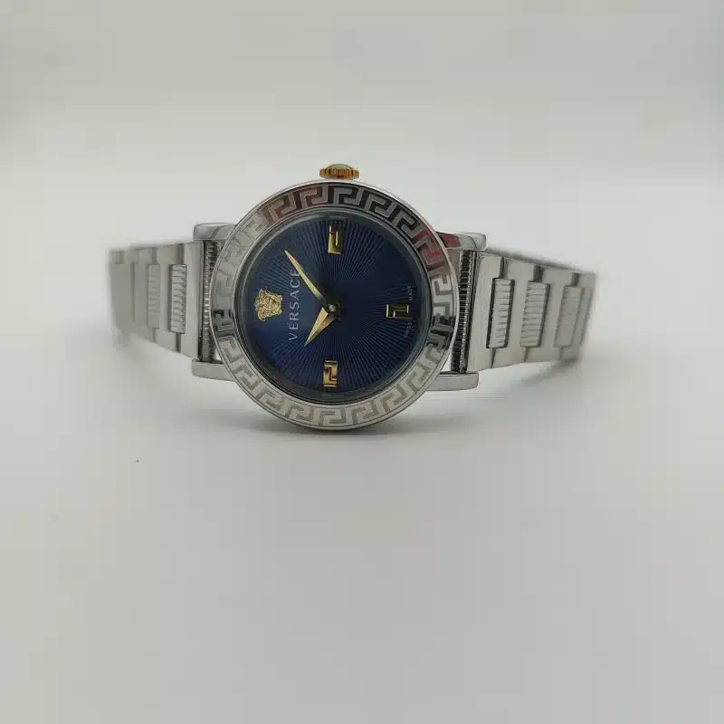 ساعت ورساچه زنانه کوارتز استیل صفحه ابی 020850 VERSACE