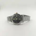 ساعت ورساچه زنانه کوارتز استیل صفحه مشکی 020850 VERSACE