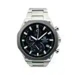 ساعت کاسیو ادیفایس EQB-1100 مردانه نقره ای صفحه مشکی Casio-6672-G